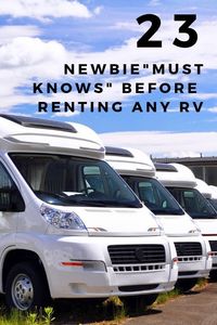 23 Newbie Must knows before renting any RV 3