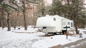 Winter Camping RV