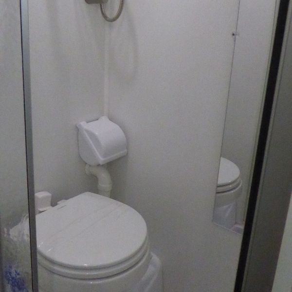 typical RV bathroom