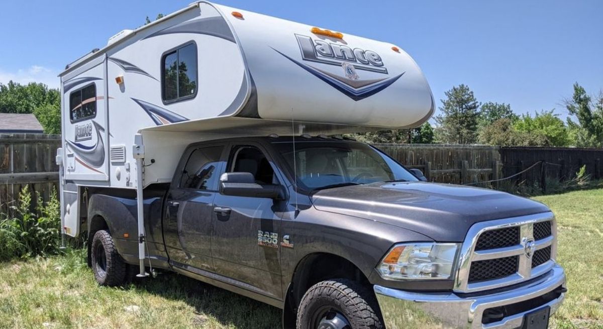 truck camper for camping