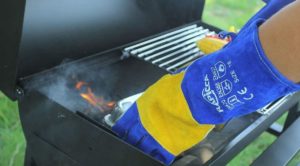 heat resistant gloves required for campfire cooking